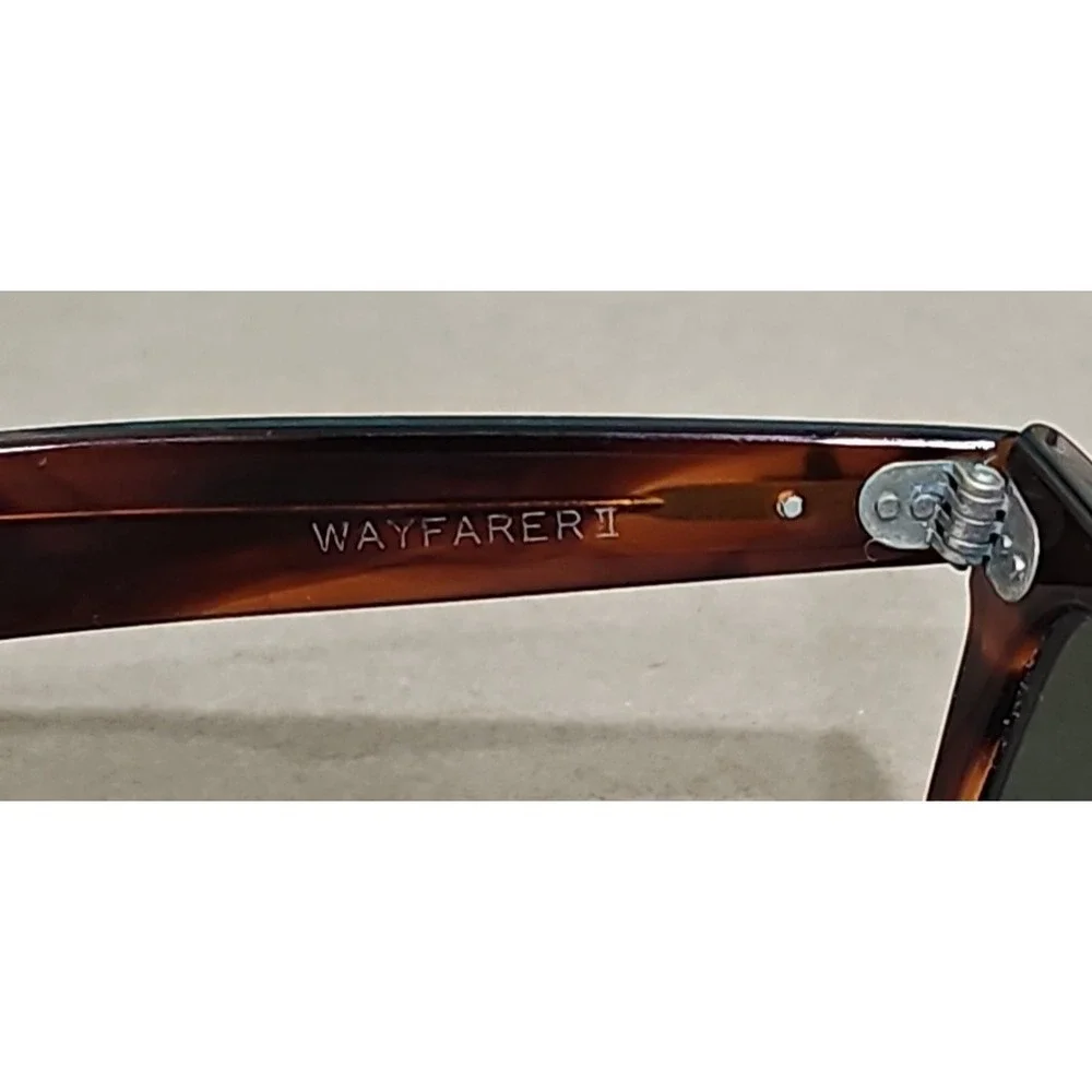 VINTAGE B&L RAY-BAN L1725 XWAS‎ G15 UV CRYSTAL SHINY TORT WAYFARER II SUNGLASSES